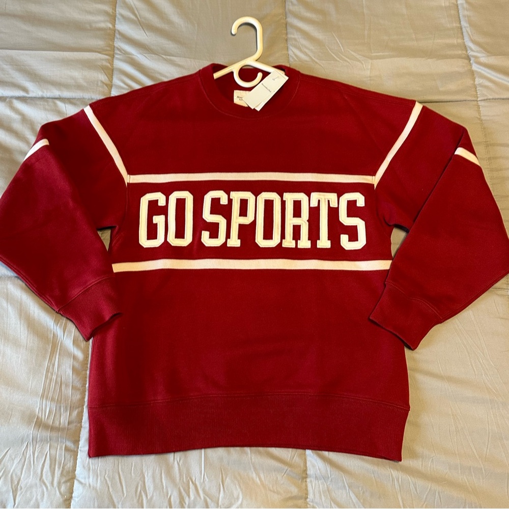 Abercrombie Go Sports Vintage Sunday Crew Sweater - XS
